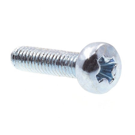 Prime-Line Machine Screw, Metric Pan Head Phil Drive M2.5-0.45 X 10MM Zinc Plated Steel 25PK 9130848